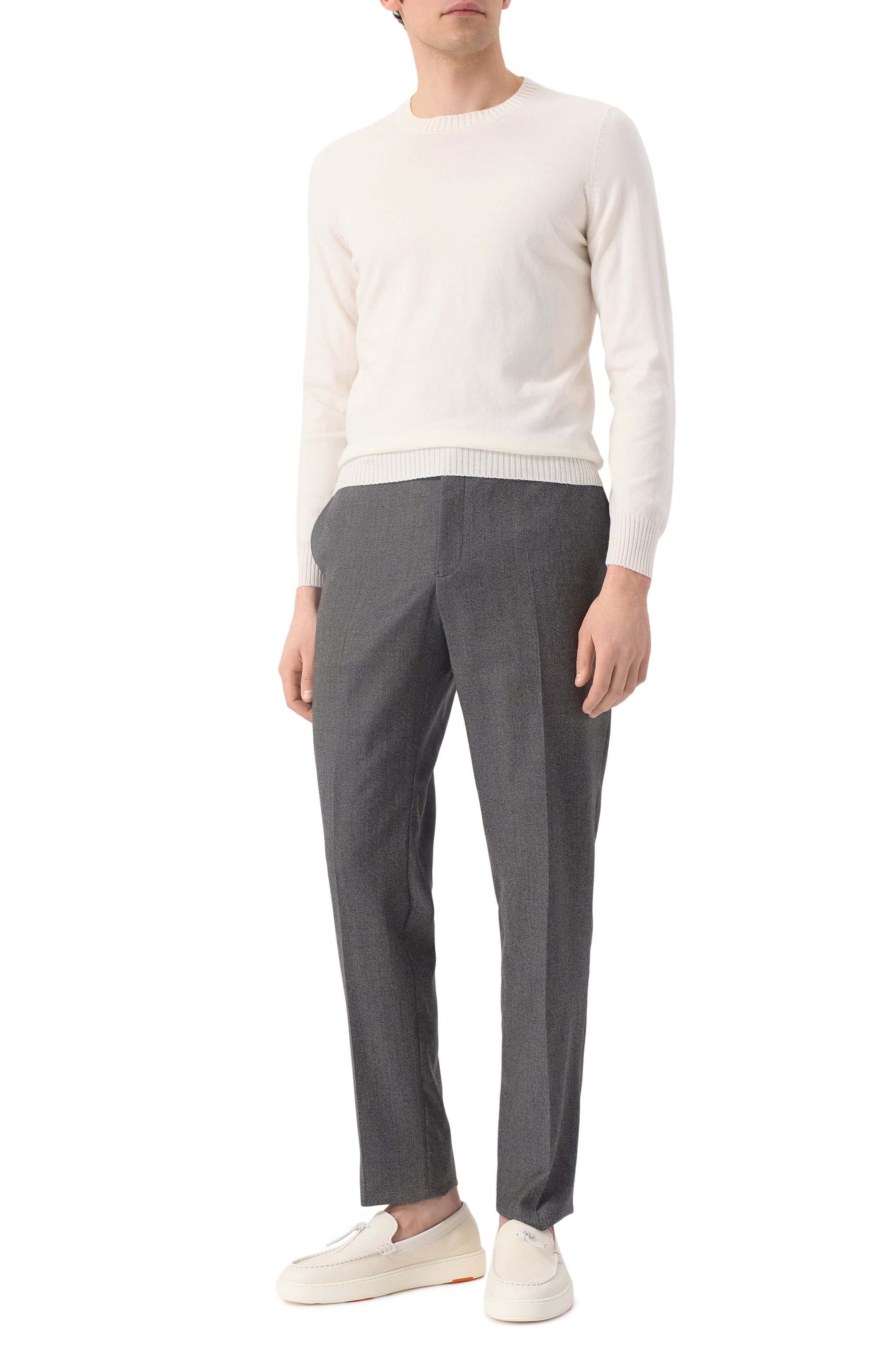 Джемпер из хлопка и кашемира GRAN SASSO, арт. 57167/23216, фото 2