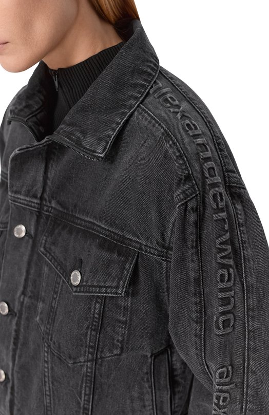 Джинсовая куртка Alexander Wang 4DC1262961 Серый  4DC1262961 Фото 5