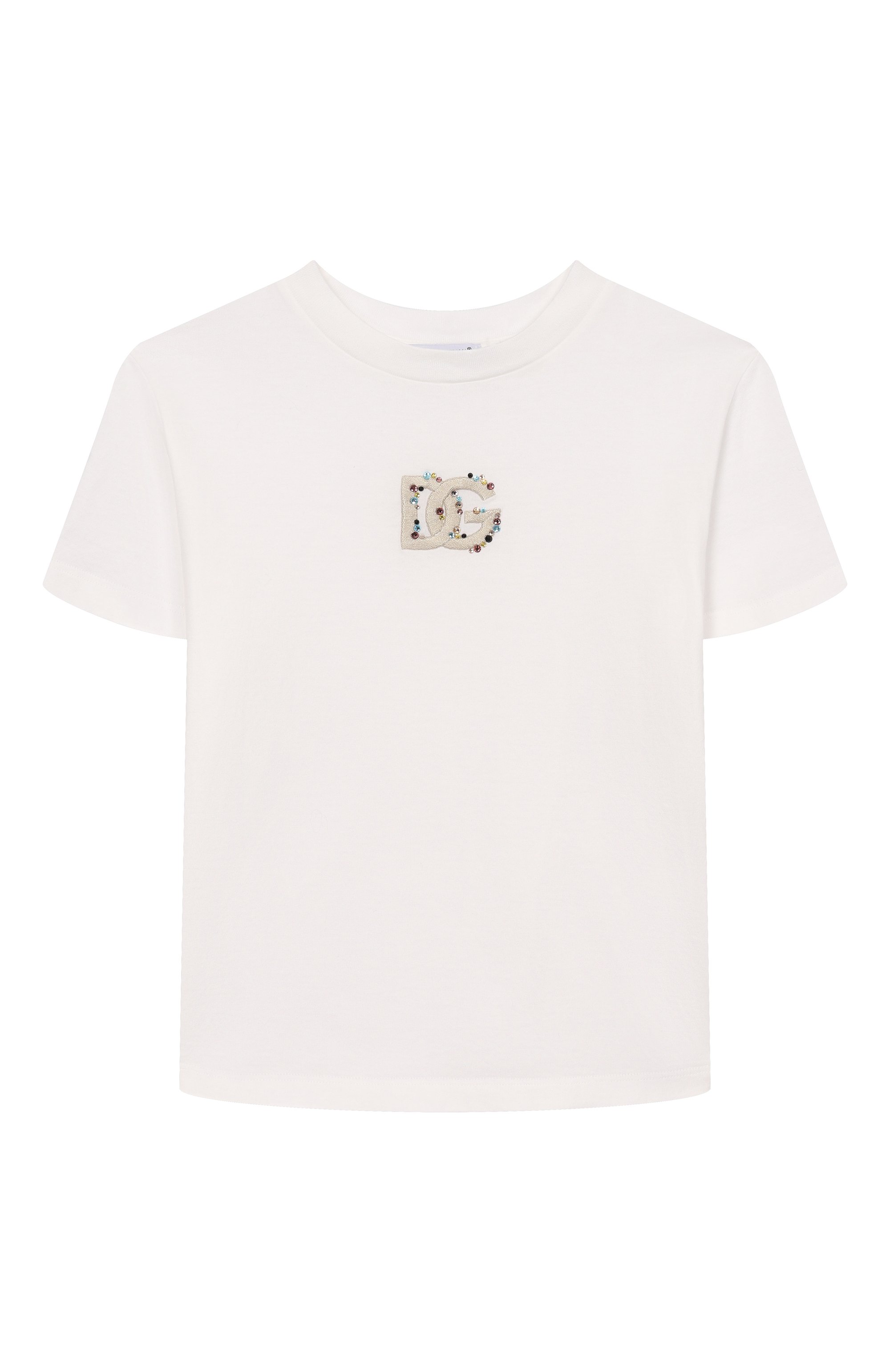 Хлопковая футболка DOLCE & GABBANA, арт. L5JTQU/G7P0K_001, фото 1