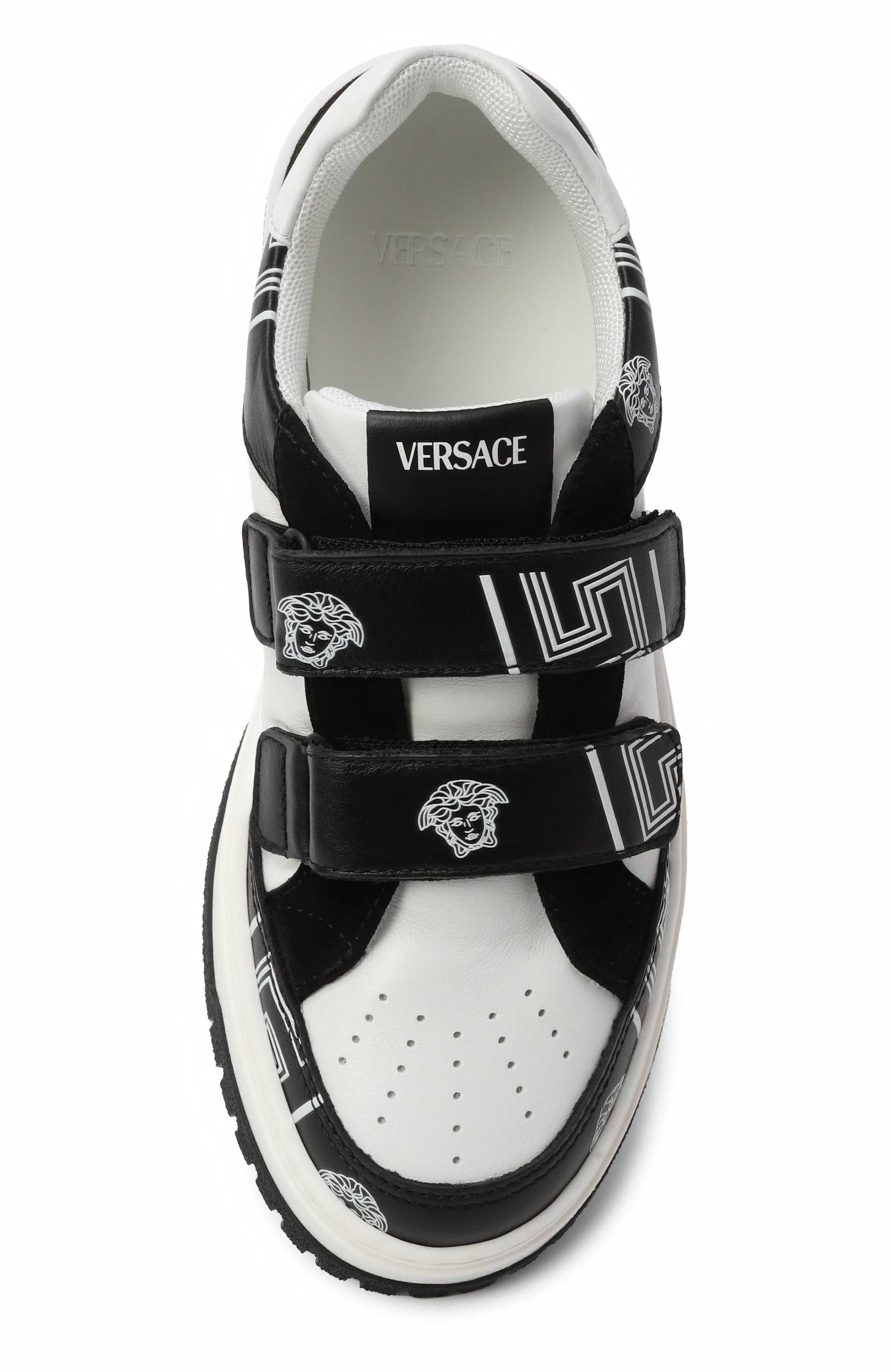 Кожаные кеды VERSACE, арт. 1017999/1A12879/34-40, фото 4