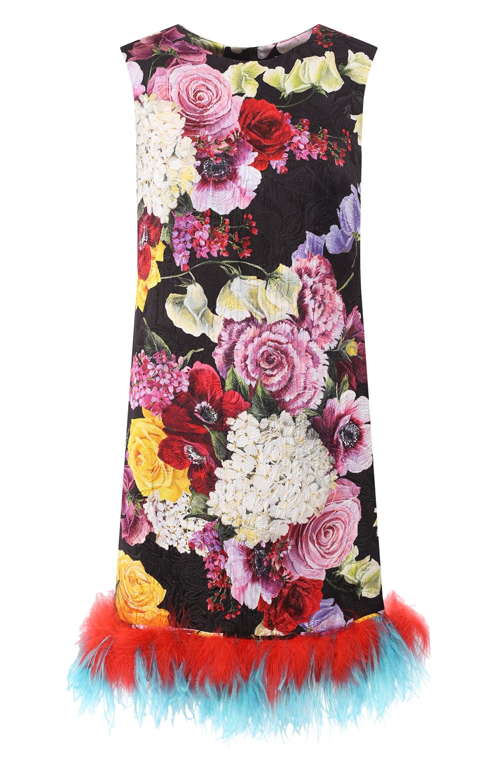 Платье из смеси хлопка и вискозы DOLCE & GABBANA, арт. F69B9Z/HSMW5, фото 1