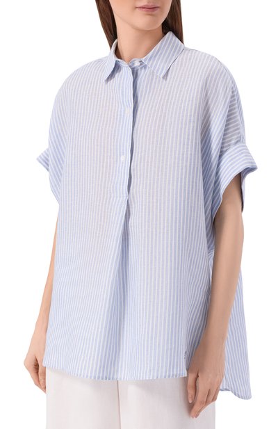 Льняная рубашка WEEKEND MAX MARA, арт. WKDVERVE, фото 3