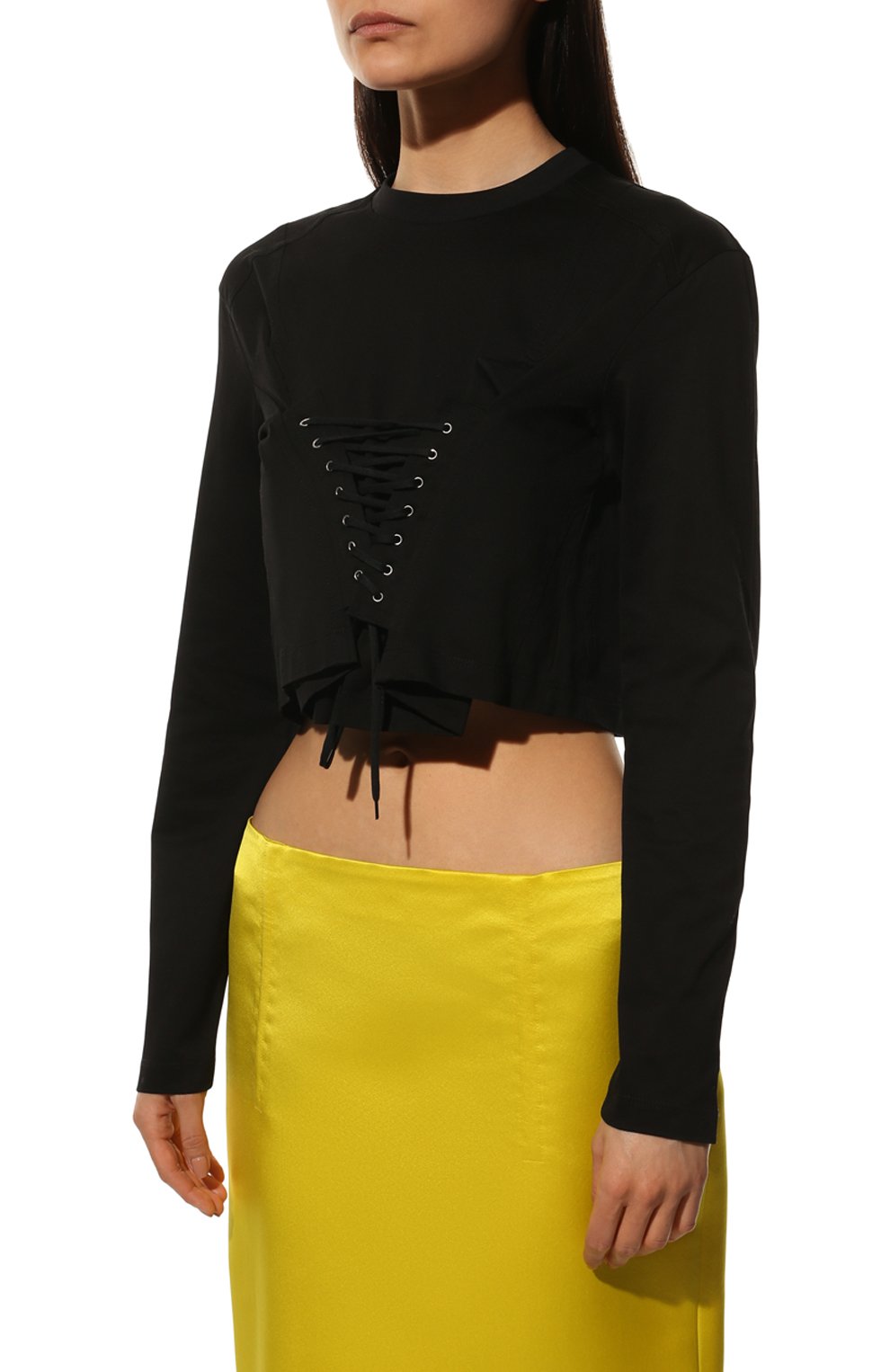 Хлопковый топ PRADA, арт. 34632C-ILK-F0002-221, фото 3