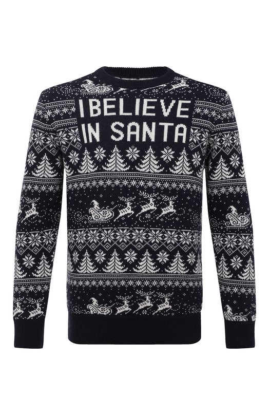 

Джемпер из шерсти и вискозы MC2 Saint Barth, Синий