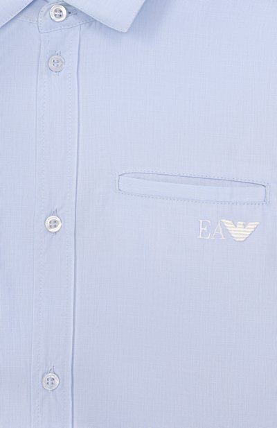 Хлопковая рубашка EMPORIO ARMANI, арт. EB000621/AF19065, фото 3