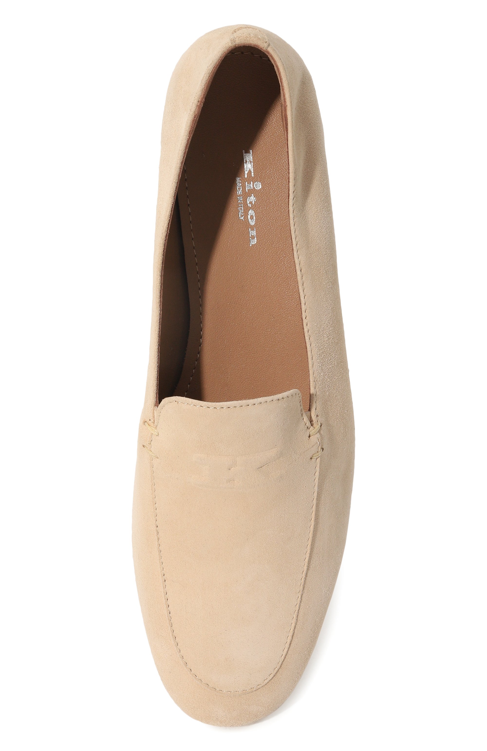 Замшевые лоферы KITON, арт. D57808N01008, фото 6