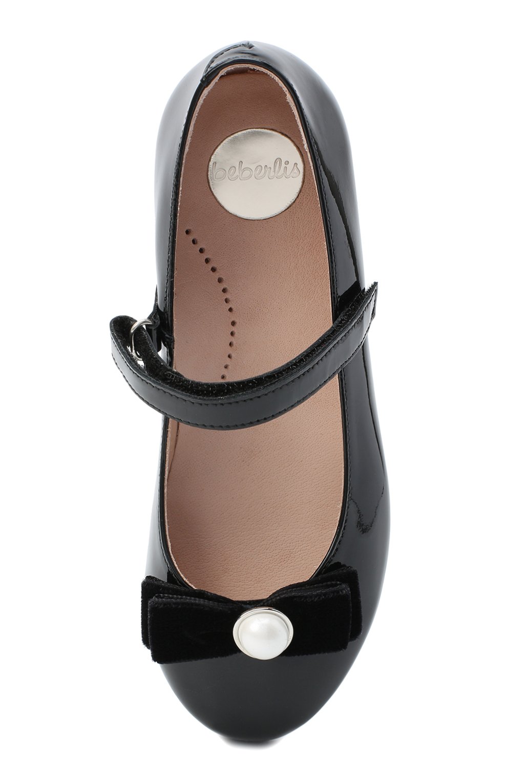 Кожаные балетки BEBERLIS черного цвета по цене 9850 руб., арт. 20346/28-30, фото 4 Кожаные балетки BEBERLIS, арт. 20346/28-30, фото 4