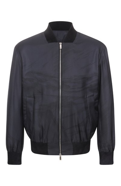Мужской шелковый бомбер ZILLI, арт. B0MB02M065124908A