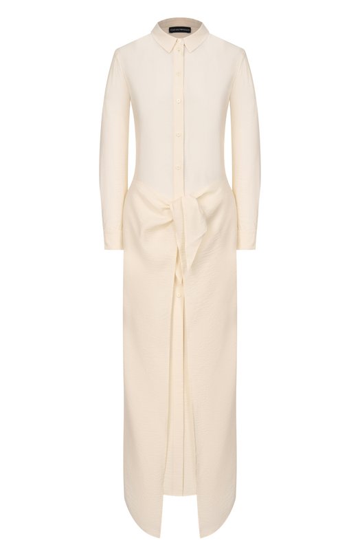 Платье из вискозы Emporio Armani EW003310/AF20492 Бежевый EW003310/AF20492