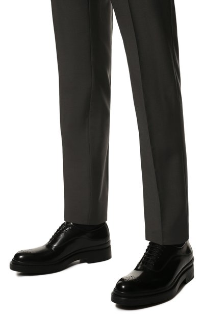 Кожаные оксфорды PRADA, арт. 2EG188-055-F0002-G001, фото 3