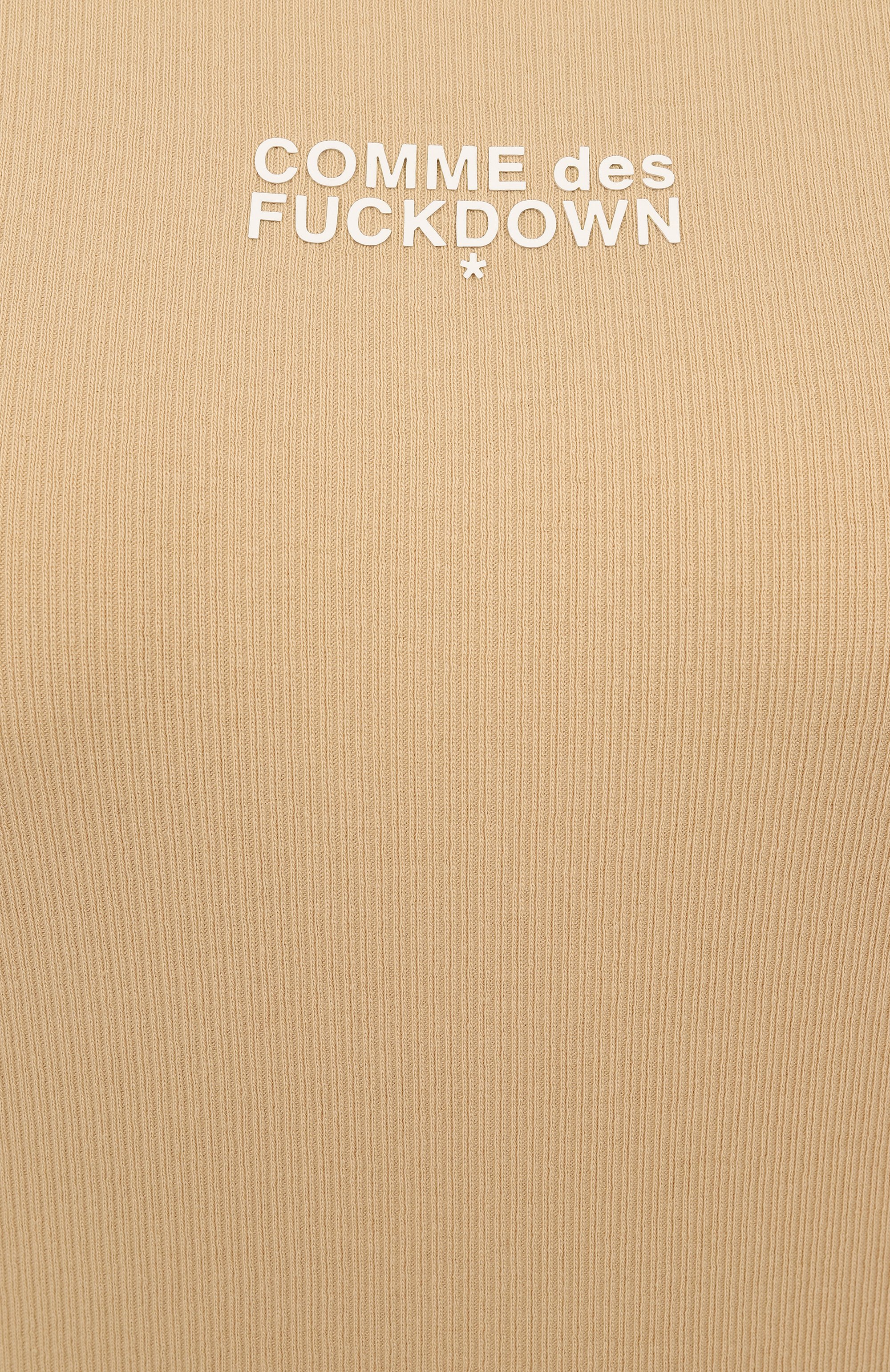 Хлопковая майка COMME DES FUCKDOWN, арт. CFABW01246, фото 6