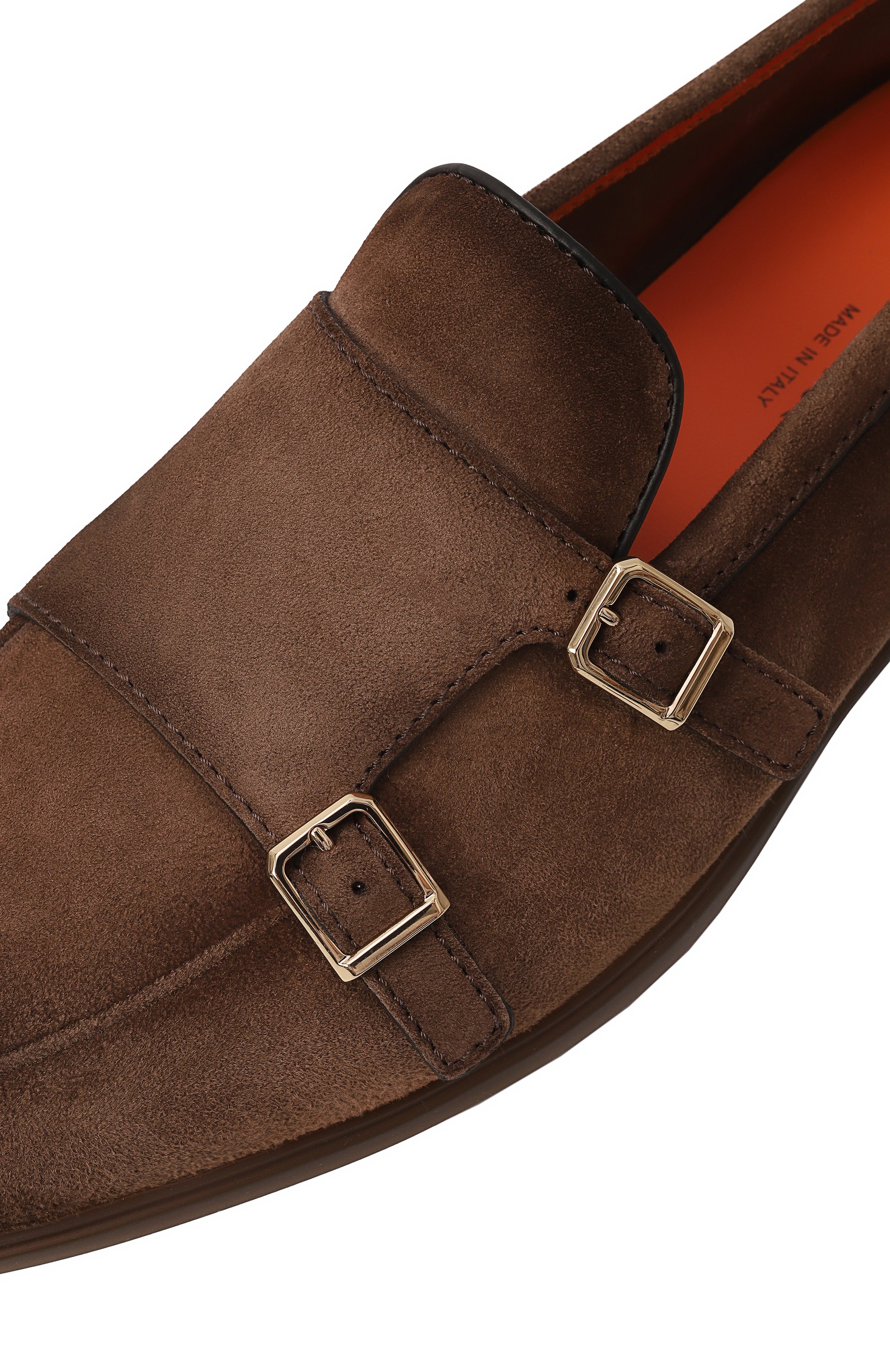 Замшевые лоферы malibu SANTONI, арт. MGAG19006TGRSEAA, фото 7