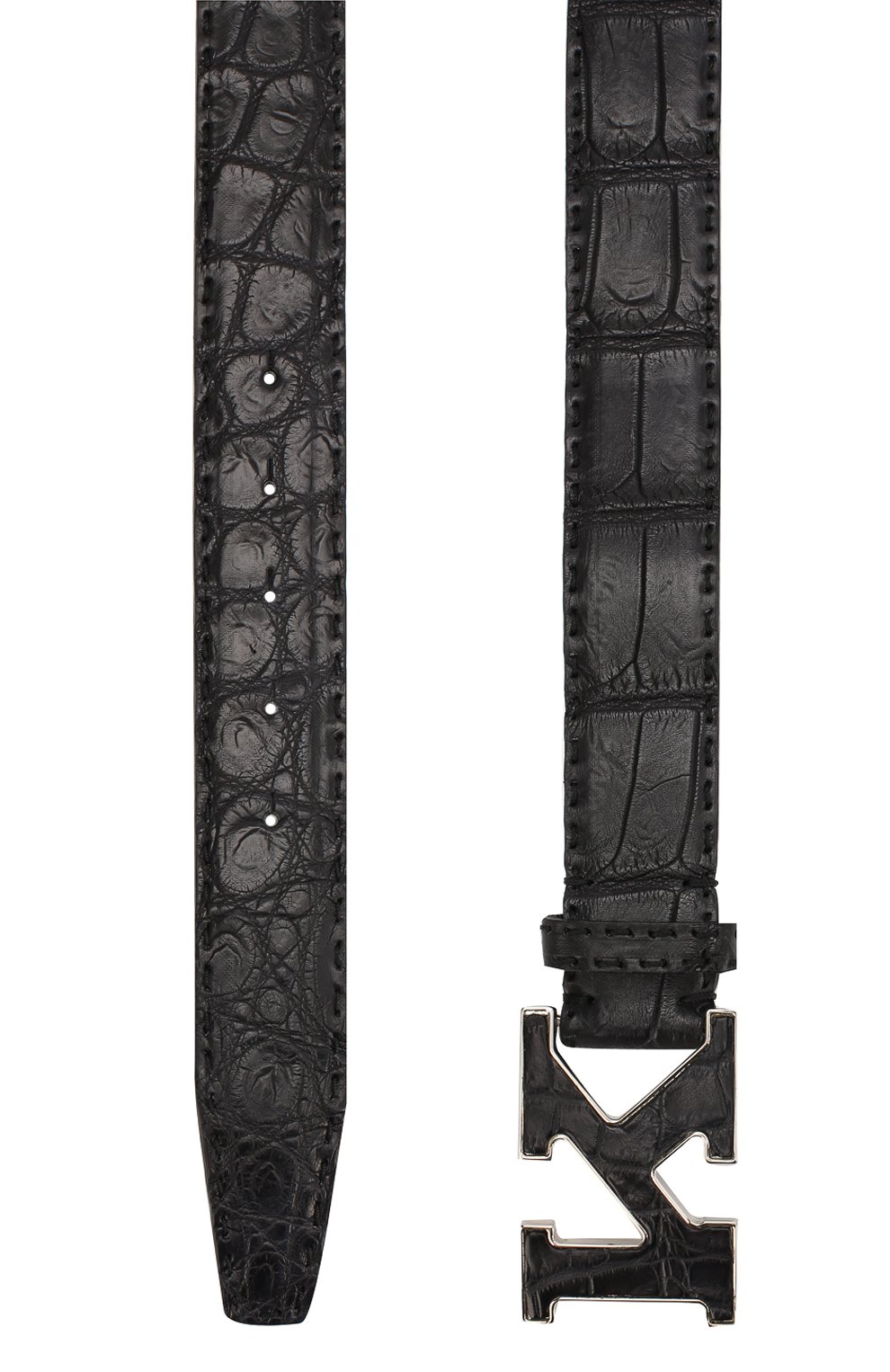 Ремень из кожи крокодила KITON, арт. USC20PN00102/CNIL, фото 2