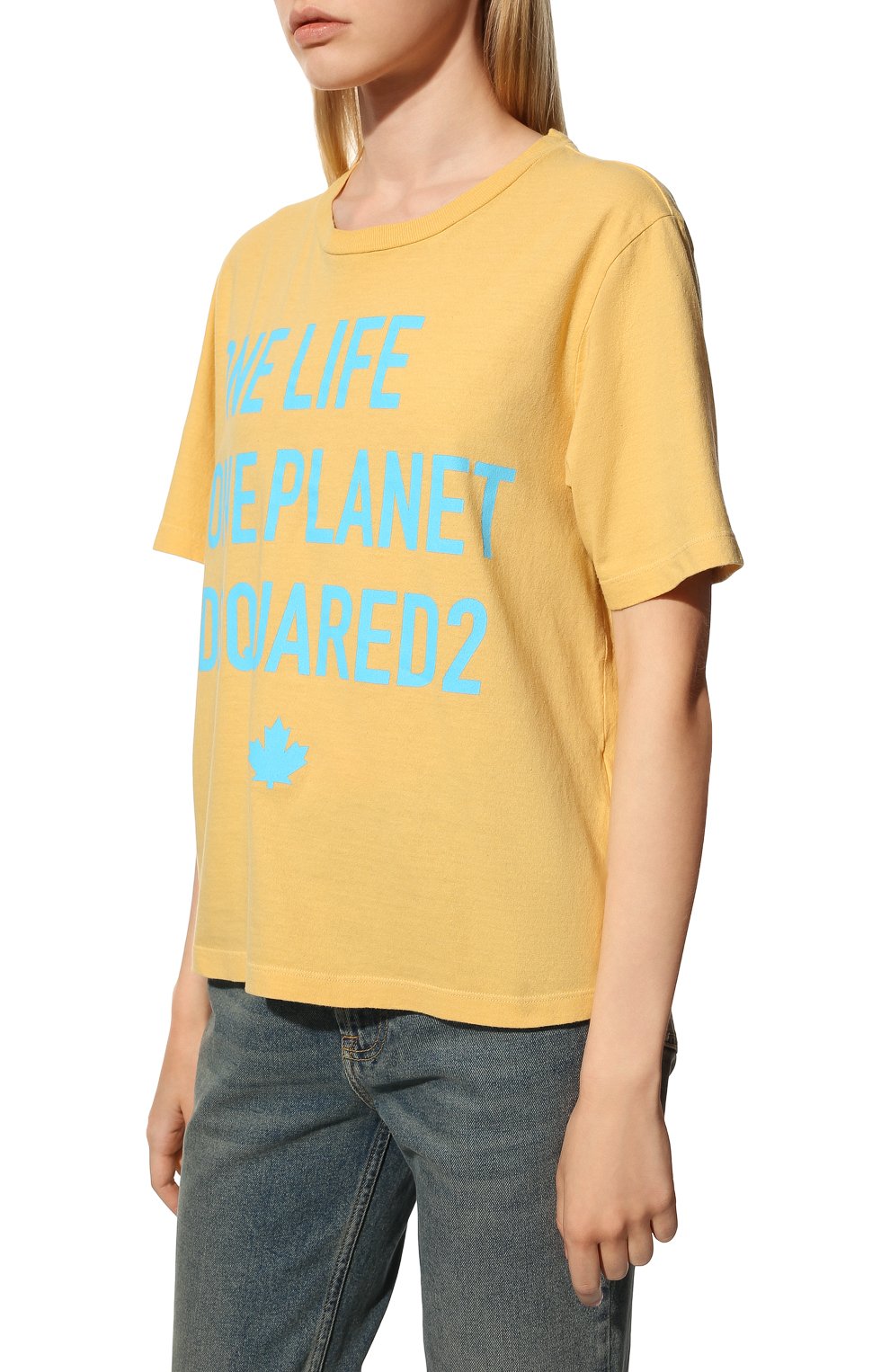 Хлопковая футболка DSQUARED2, арт. S73GC0268/S24307, фото 3