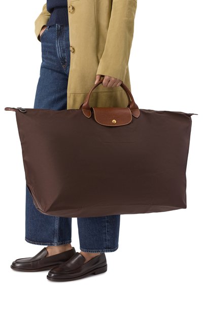 Сумка le pliage original xl LONGCHAMP коричневого цвета по цене 28450 руб., арт. L1625089/089, фото 2 Сумка le pliage original xl LONGCHAMP, арт. L1625089/089, фото 2