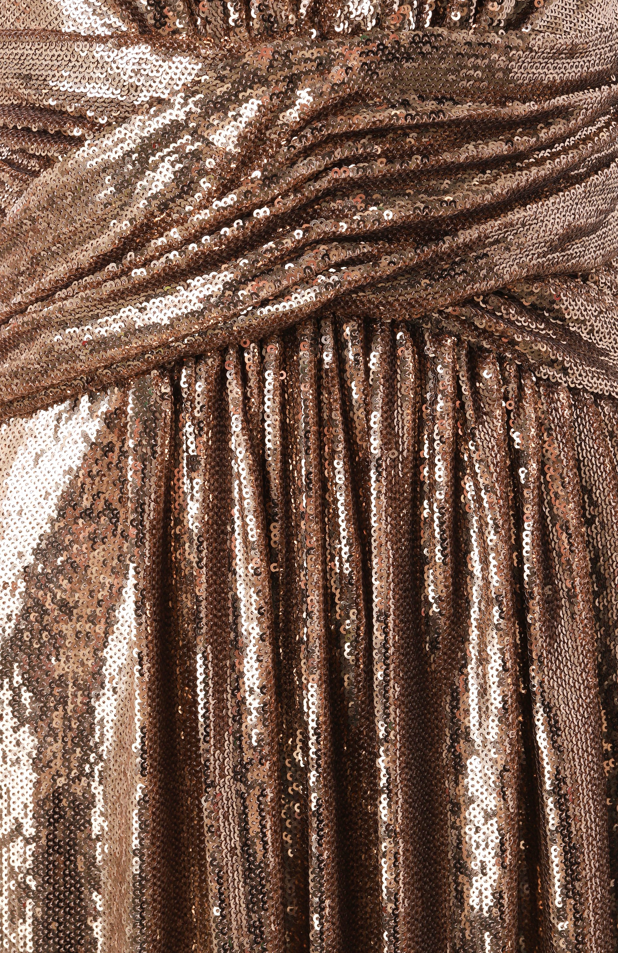 Платье с отделкой пайетками ZUHAIR MURAD, арт. RDR25043/EMSE010, фото 7