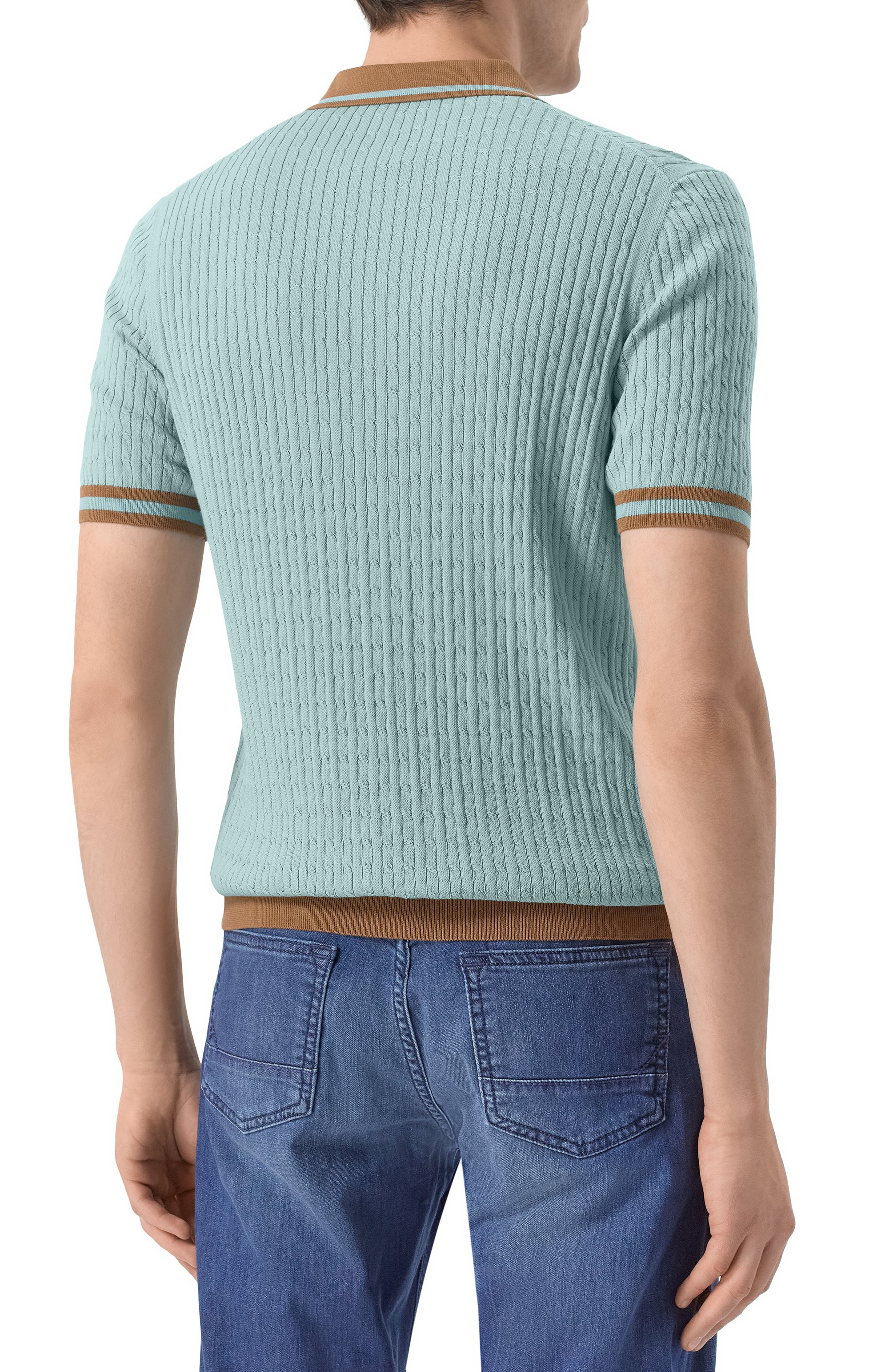 Хлопковое поло GRAN SASSO, арт. 57113/20625, фото 4