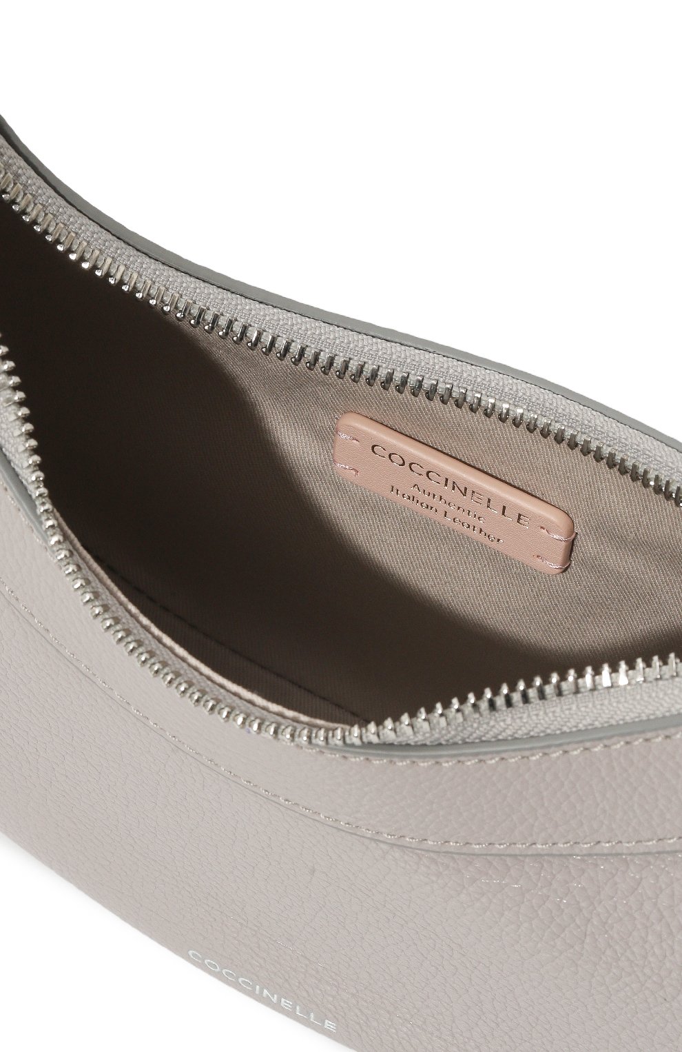 Сумка whisper COCCINELLE светло-серого цвета по цене 26100 руб., арт. E5 QIT 53 01 01, фото 5 Сумка whisper COCCINELLE, арт. E5 QIT 53 01 01, фото 5