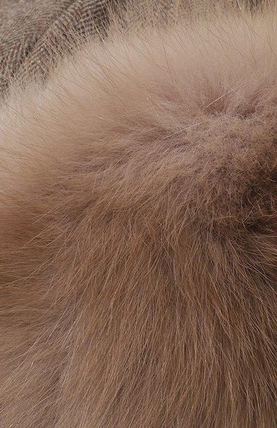 Шапка-ушанка дарья из меха куницы и кашемира FURLAND, арт. 0194831410001200002, фото 3