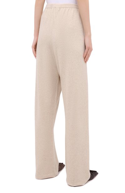 Кашемировые брюки EXTREME CASHMERE бежевого цвета по цене 82350 руб., арт. 142/RUN, фото 4 Кашемировые брюки EXTREME CASHMERE, арт. 142/RUN, фото 4