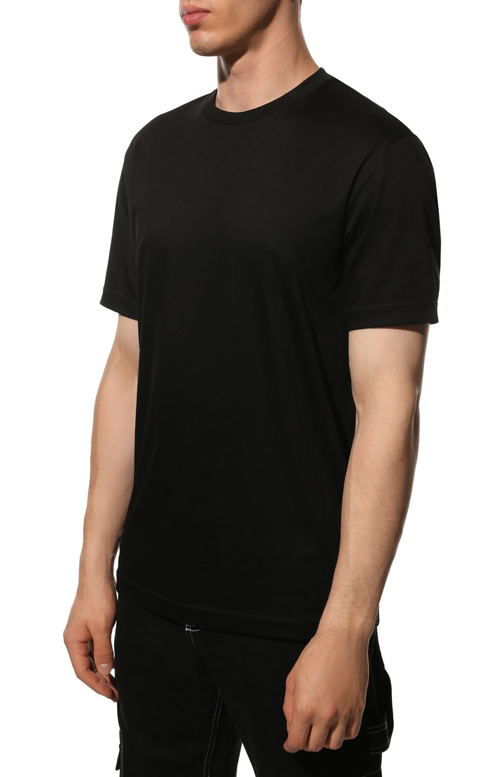 Хлопковая футболка GIORGIO ARMANI, арт. 6LSM90/SJTKZ, фото 3