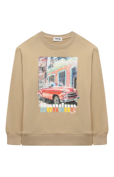 Хлопковый свитшот DONDUP KIDS, арт. DMFE92C/FF21/BD003/6A-8A, фот о 1