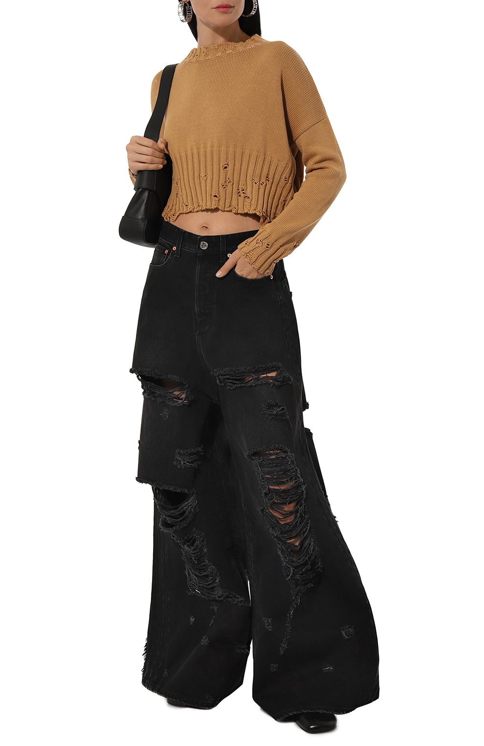 Хлопковый свитер MARNI, арт. GCMD0276A1/UFC652, фото 2