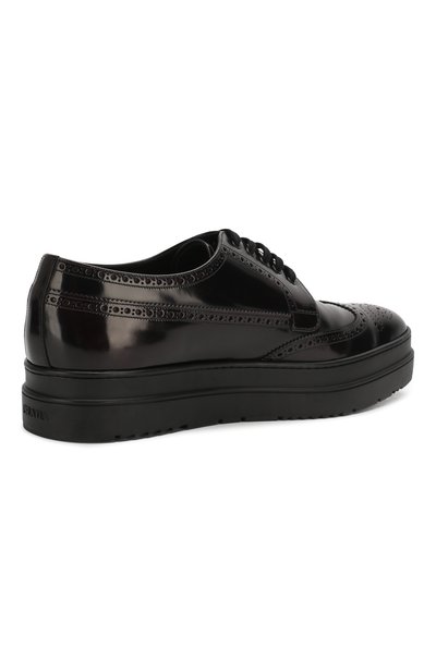 Кожаные дерби PRADA, арт. 2EE285-P39-F0397, фото 4