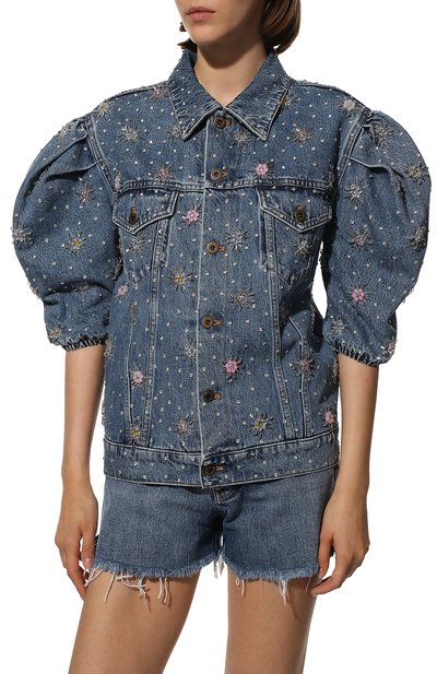 Джинсовая куртка MIU MIU, арт. GWB145-10RJ-F0008, фото 3