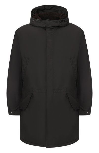 Кашемировая парка на молнии с капюшоном LORO PIANA, арт. FAG4266, фото 1