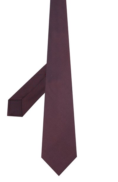 Шелковый галстук KITON бордового цвета по цене 26700 руб., арт. UCRVKLC02F82, фото 2 Шелковый галстук KITON, арт. UCRVKLC02F82, фото 2