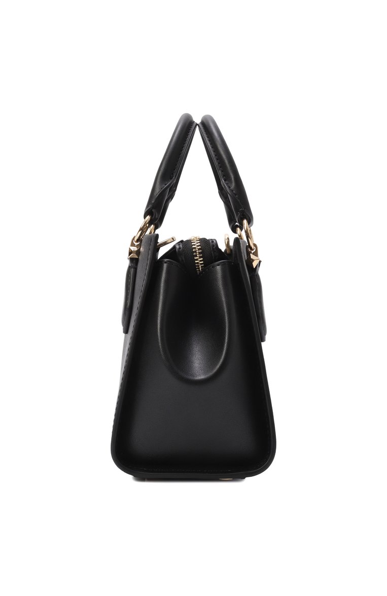 Женская сумка marilyn small MICHAEL MICHAEL KORS черного цвета, арт. 32S2G6AC1L | Фото 4 (Ремень/цепочка: На ремешке; Размер: small; Материал: Натуральная кожа)