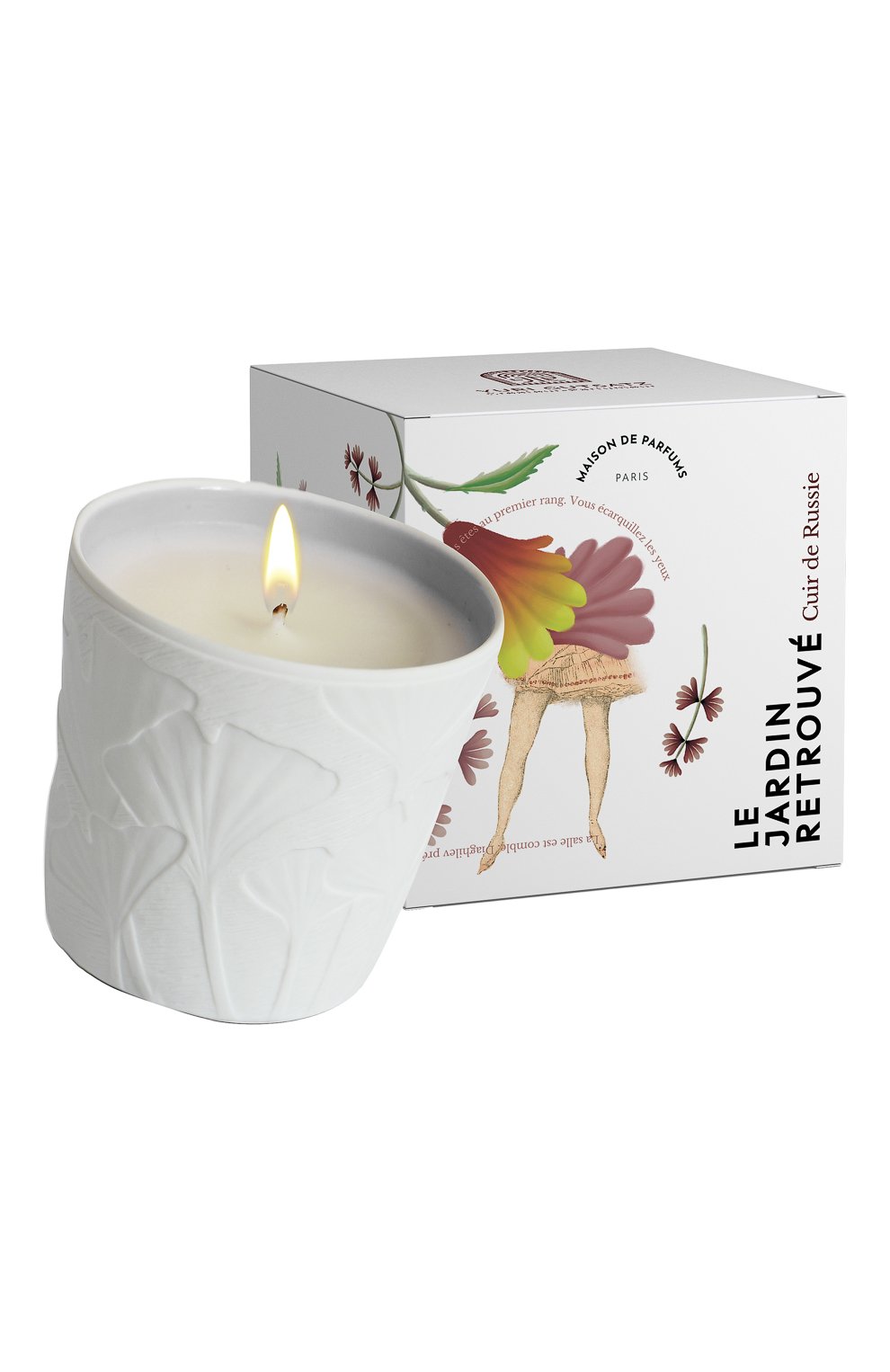 Свеча cuir de russie (190g) LE JARDIN RETROUVE, арт. 3760342760198, фото 2