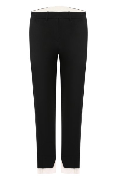 Женские брюки из смеси шерсти и хлопка ANN DEMEULEMEESTER, арт. 1902-1400-P-167-099