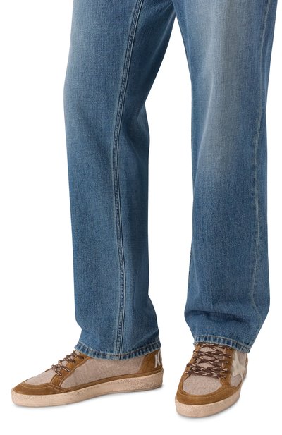 Комбинированные кеды ball star GOLDEN GOOSE DELUXE BRAND, арт. GMF00117.F007947, фото 3