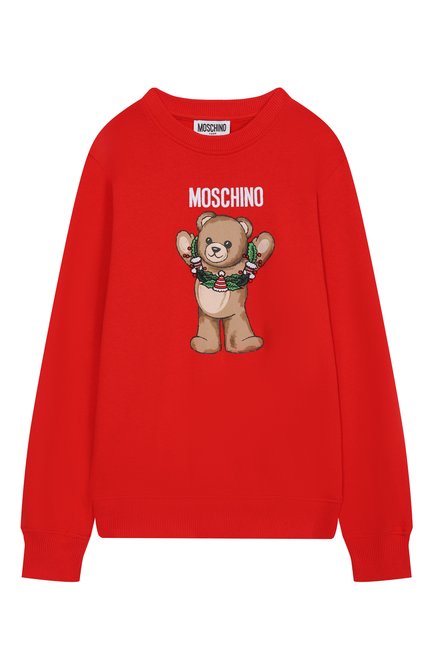 Хлопковый свитшот MOSCHINO, арт. HQF08V/LCA14/10-14