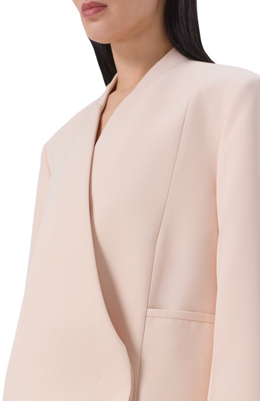 Шерстяной жакет Jil Sander J02BN0236/J40002 Розовый  J02BN0236/J40002 Фото 5
