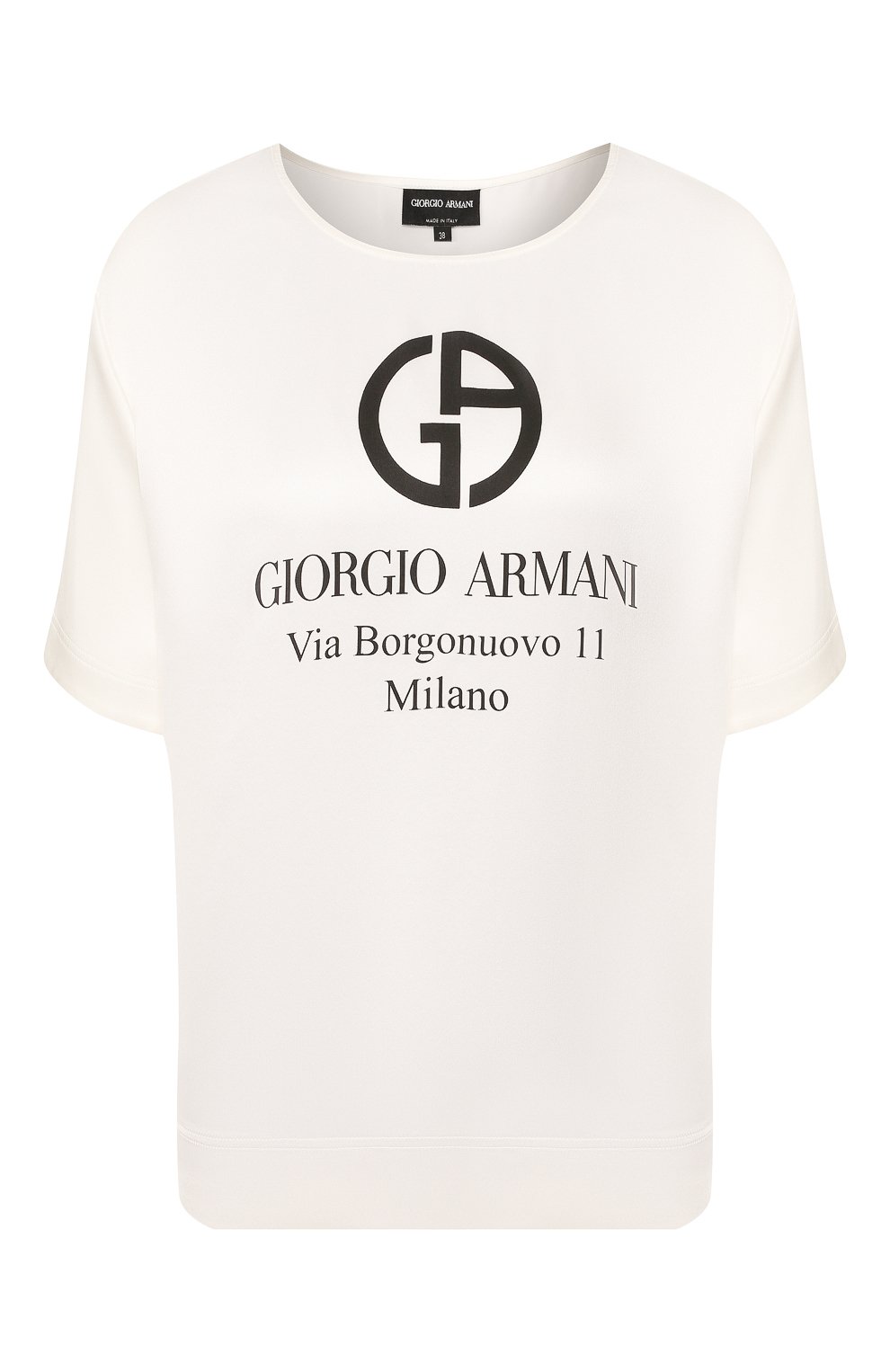 Шелковая футболка GIORGIO ARMANI, арт. 0SHCCZ20/TZ500, фото 1