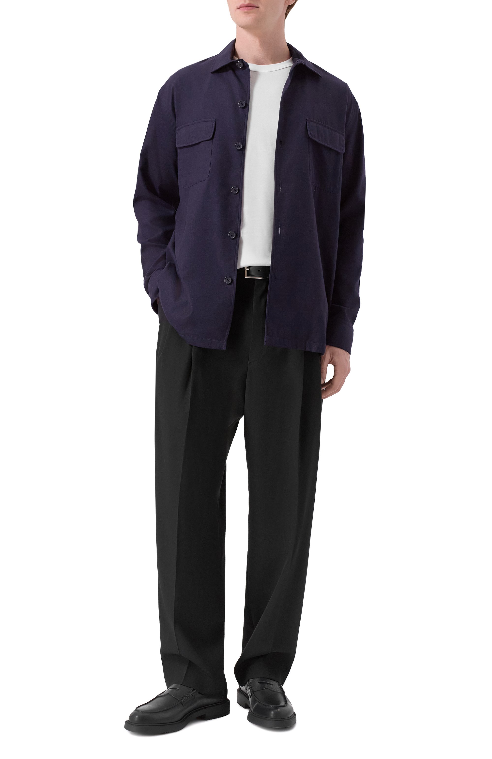 Кожаные пенни-лоферы DOUCAL'S, арт. DU3495RALPUF259N, фото 2