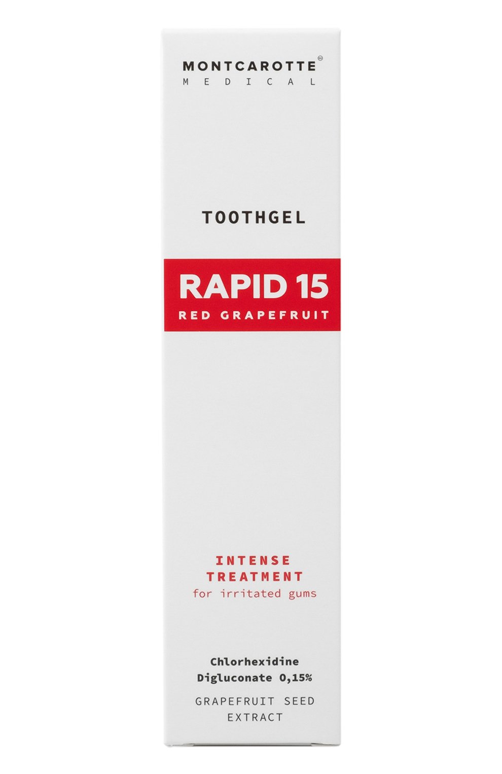 Гелеобразная зубная паста rapid 15 red grapefruit (50ml) MONTCAROTTE, арт. MCM0115, фото 2