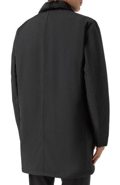 Пальто с подкладкой из овчины KITON черного цвета по цене 1890000 руб., арт. UW2186AV0402H20, фото 4 Пальто с подкладкой из овчины KITON, арт. UW2186AV0402H20, фото 4