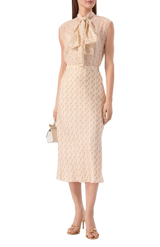 Шелковая юбка MVST M26.2PW.S015/F127 Бежевый  M26.2PW.S015/F127 Фото 2