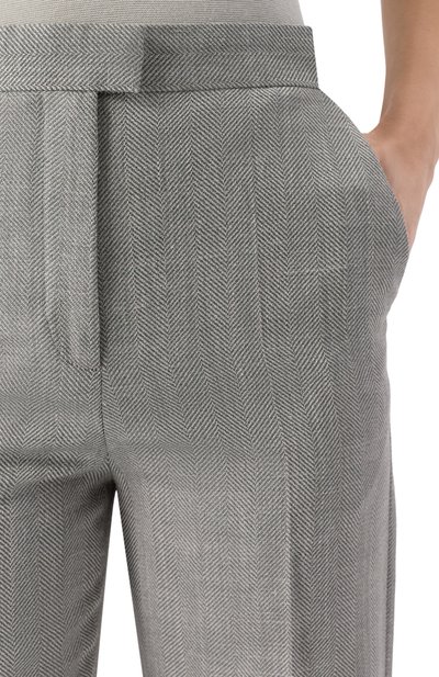 Брюки из шерсти и шелка AGNONA, арт. T70907/R1015, фото 5