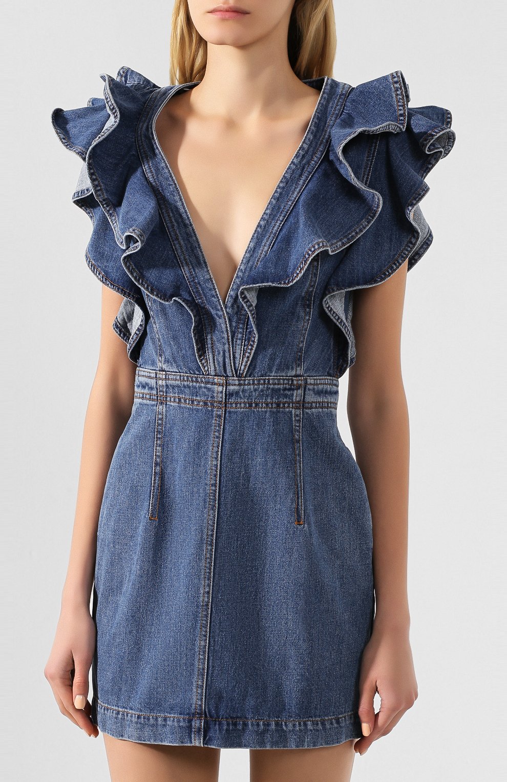 Джинсовое платье PHILOSOPHY DI LORENZO SERAFINI, арт. A0420/728, фото 3