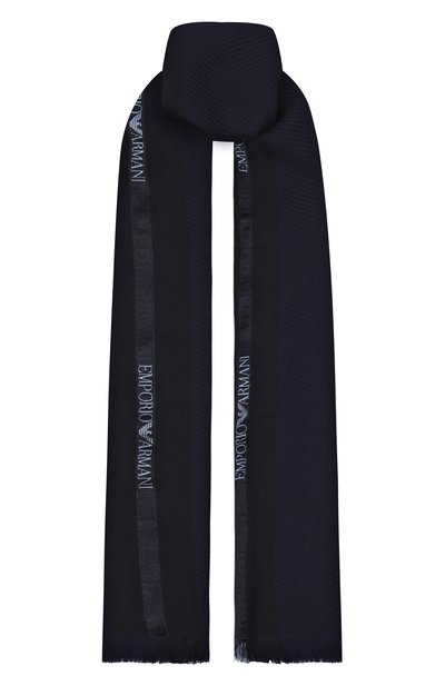 Мужской шарф из шерсти и шелка EMPORIO ARMANI, арт. EM005050/AF24506