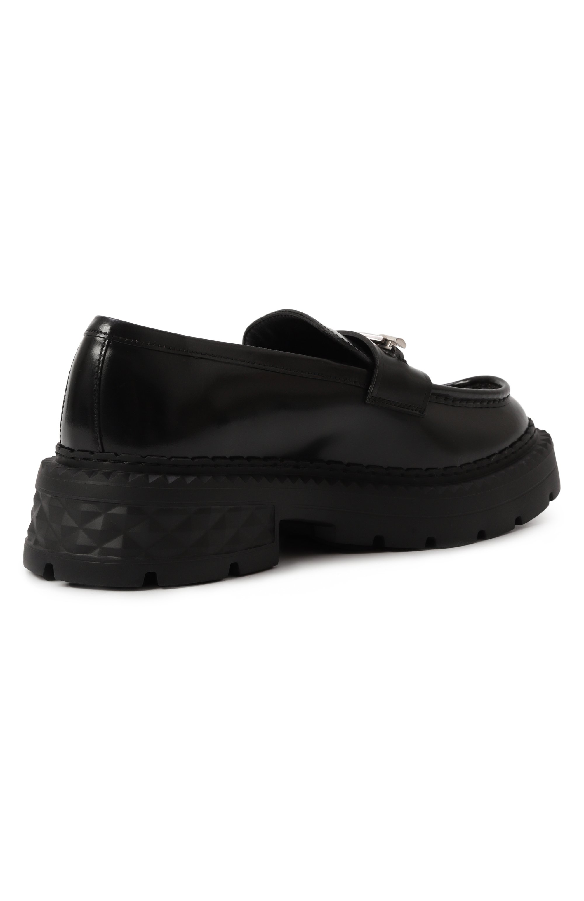 Кожаные лоферы marlow diamond JIMMY CHOO, арт. MARL0W DIAM0ND/F/HKB, фото 5