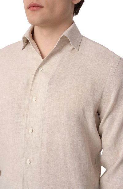 Льняная рубашка ALESSANDRO GHERARDI, арт. D0UBLE-BDN/7431, фото 5