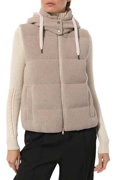 Пуховый жилет BRUNELLO CUCINELLI, арт. M0DVT2142, фото 3
