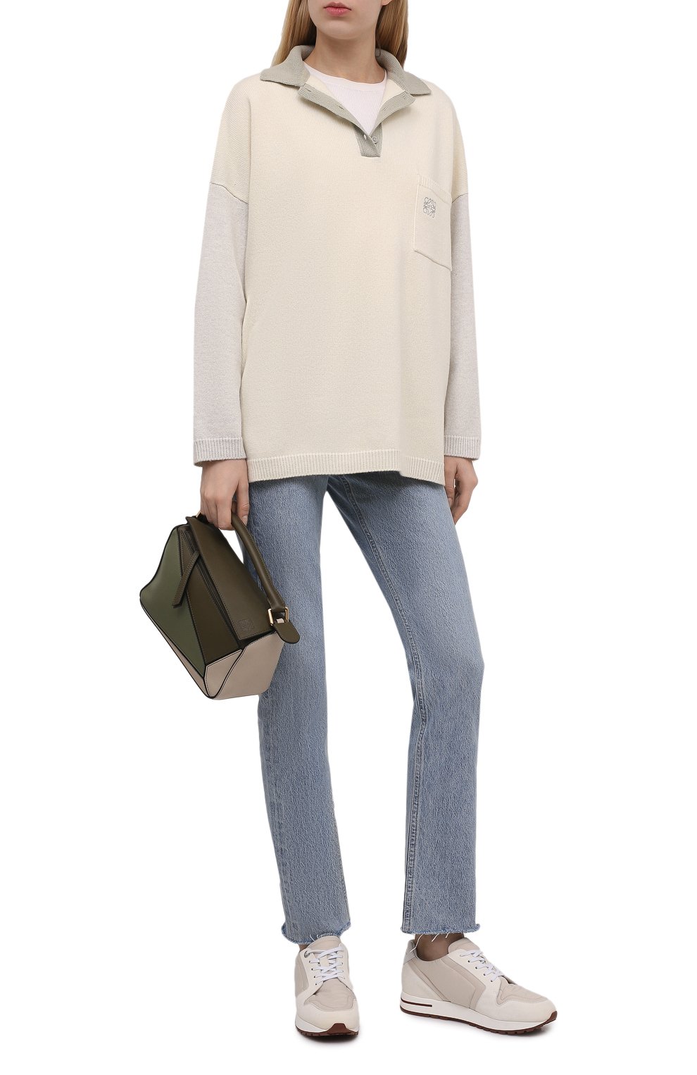 Комбинированные кроссовки my wind LORO PIANA, арт. FAL0090, фото 2