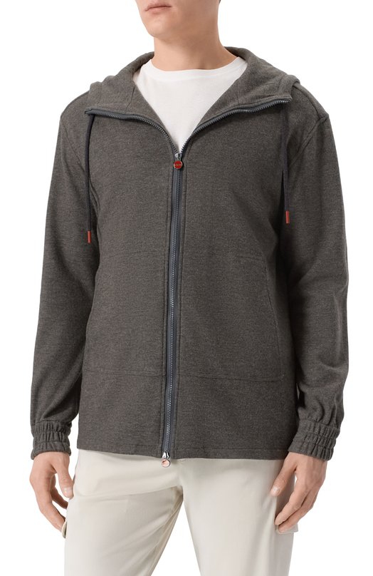 Кашемировая толстовка Kiton UMC010K0150G08 Коричневый  UMC010K0150G08 Фото 3